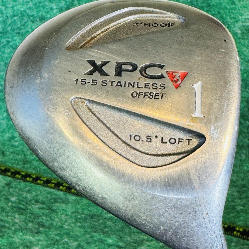 Vintage XPC 1 Driver Mens RH XPC S-Flex Shaft 10.5° Silver Golf Club USA